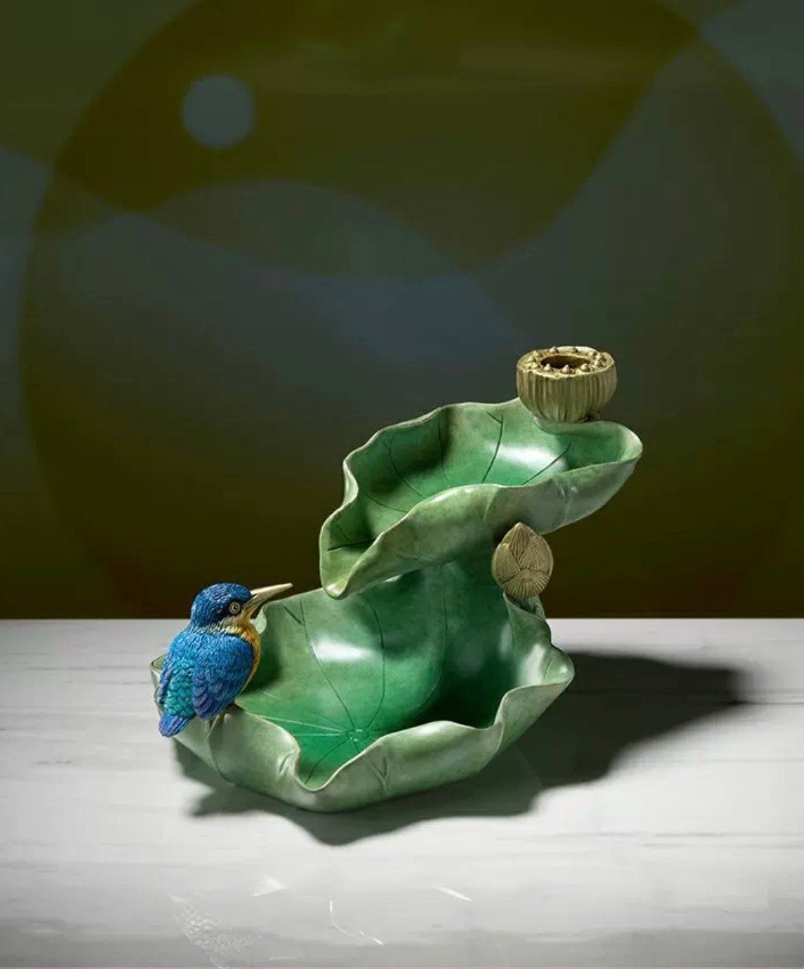  Tượng Ao Sen Điểm Xuyết Xanh 