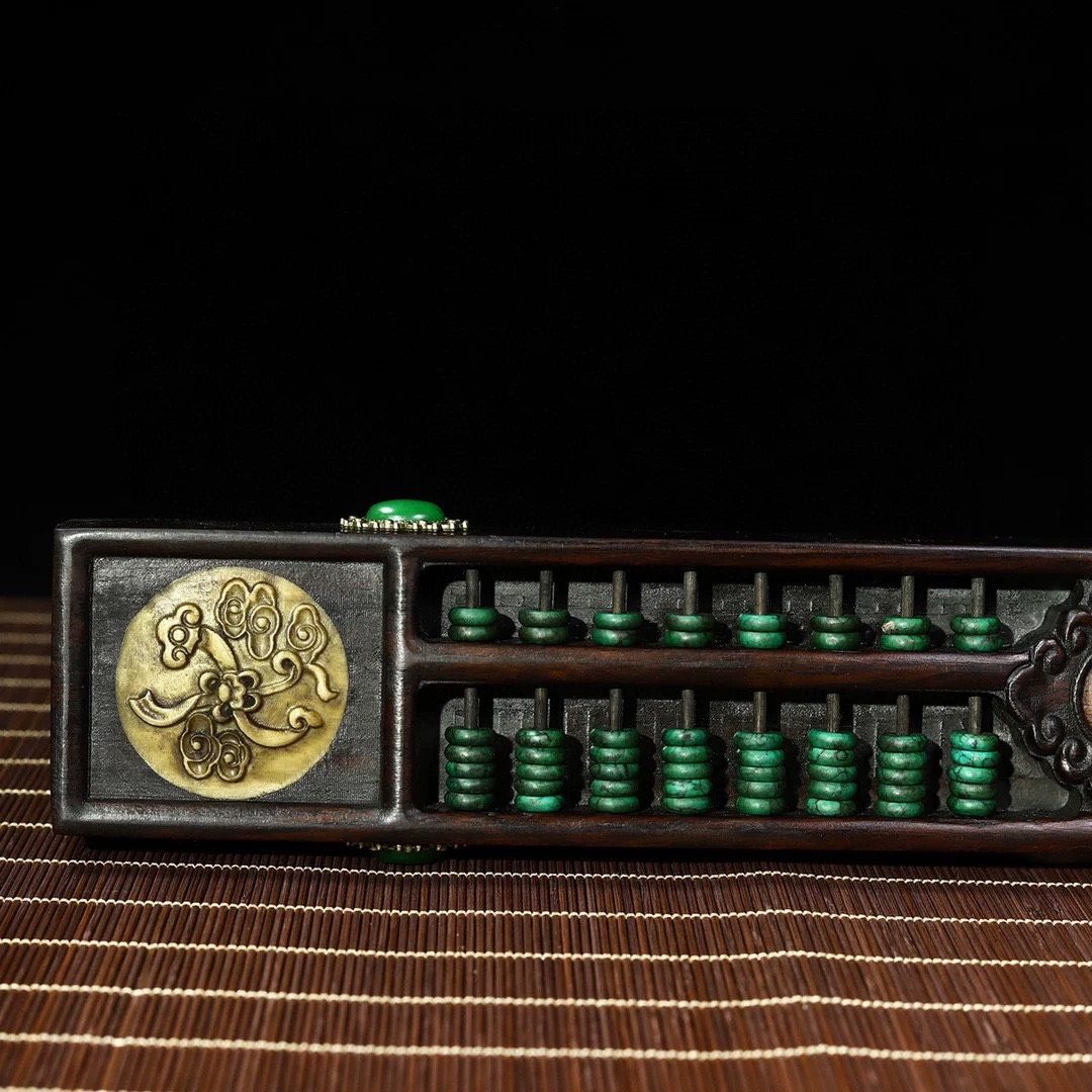  Bàn Tính Cổ Khảm Đá Quý Trang Trí 