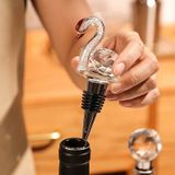  Nút chai rượu thiên nga pha lê cao cấp 