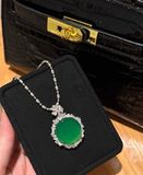  DÂY CHUYỀN NGỌC BÍCH CAO CẤP Chất liệu dây: Bạc sterling 