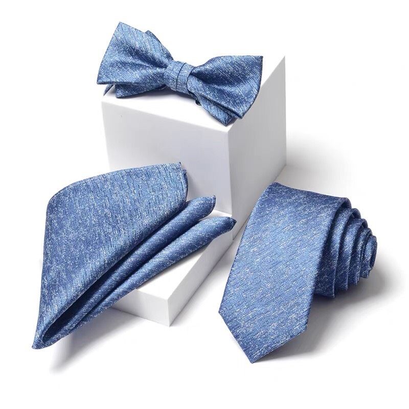  Cà Vạt Doanh Nhân Cao Cấp (Bộ 3 Món) 