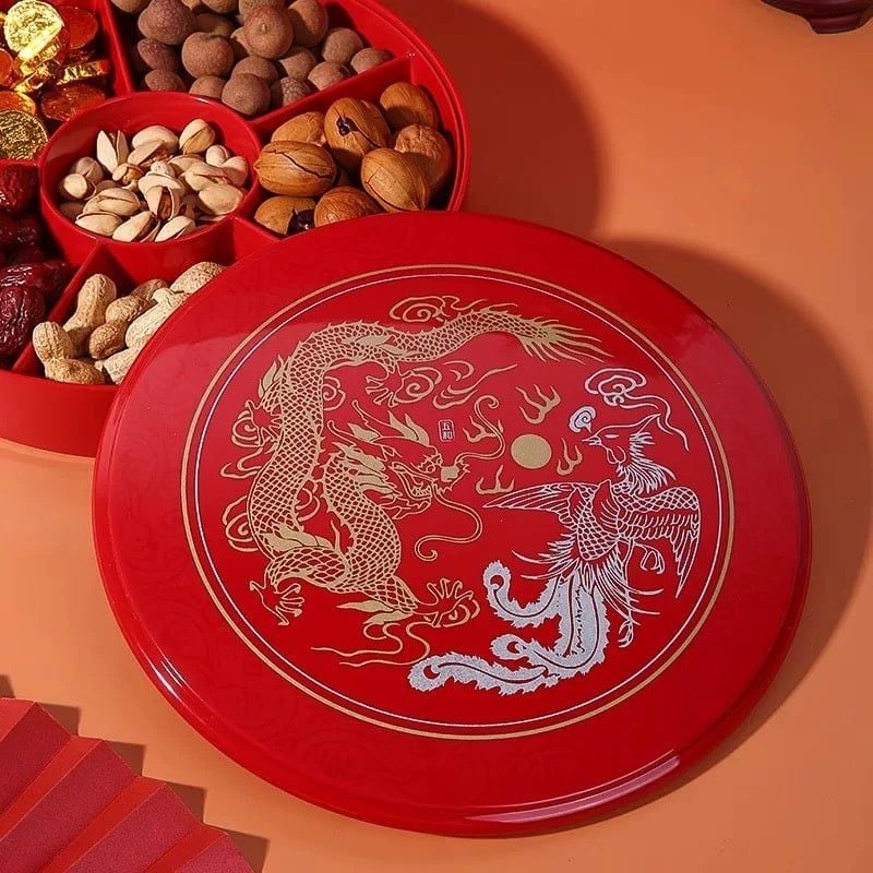 Hộp bày kẹo Rồng Phượng 