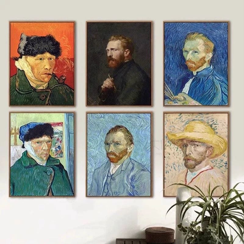  Tranh Chân Dung Tự Họa Vincent van Gogh 