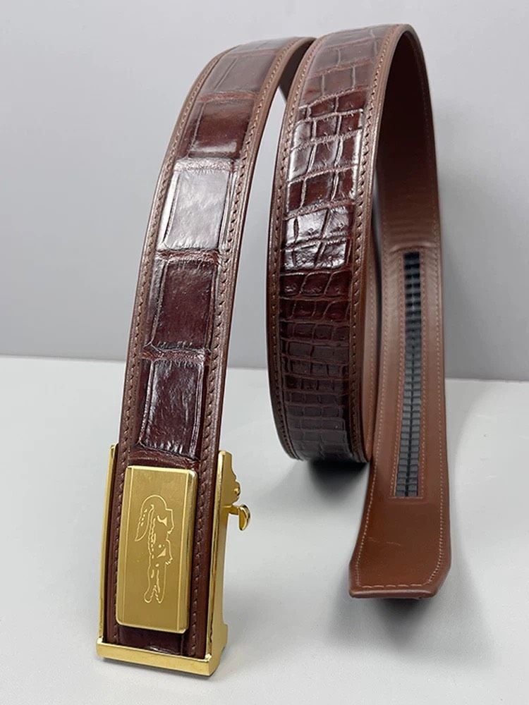  Thắt Lưng Nam Sang Trọng da cá sấu 