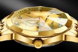  Đồng hồ cơ nam chính hãng mới của Thụy Sĩ thương hiệu đồng hồ thạch anh vàng 18k hàng đầu 