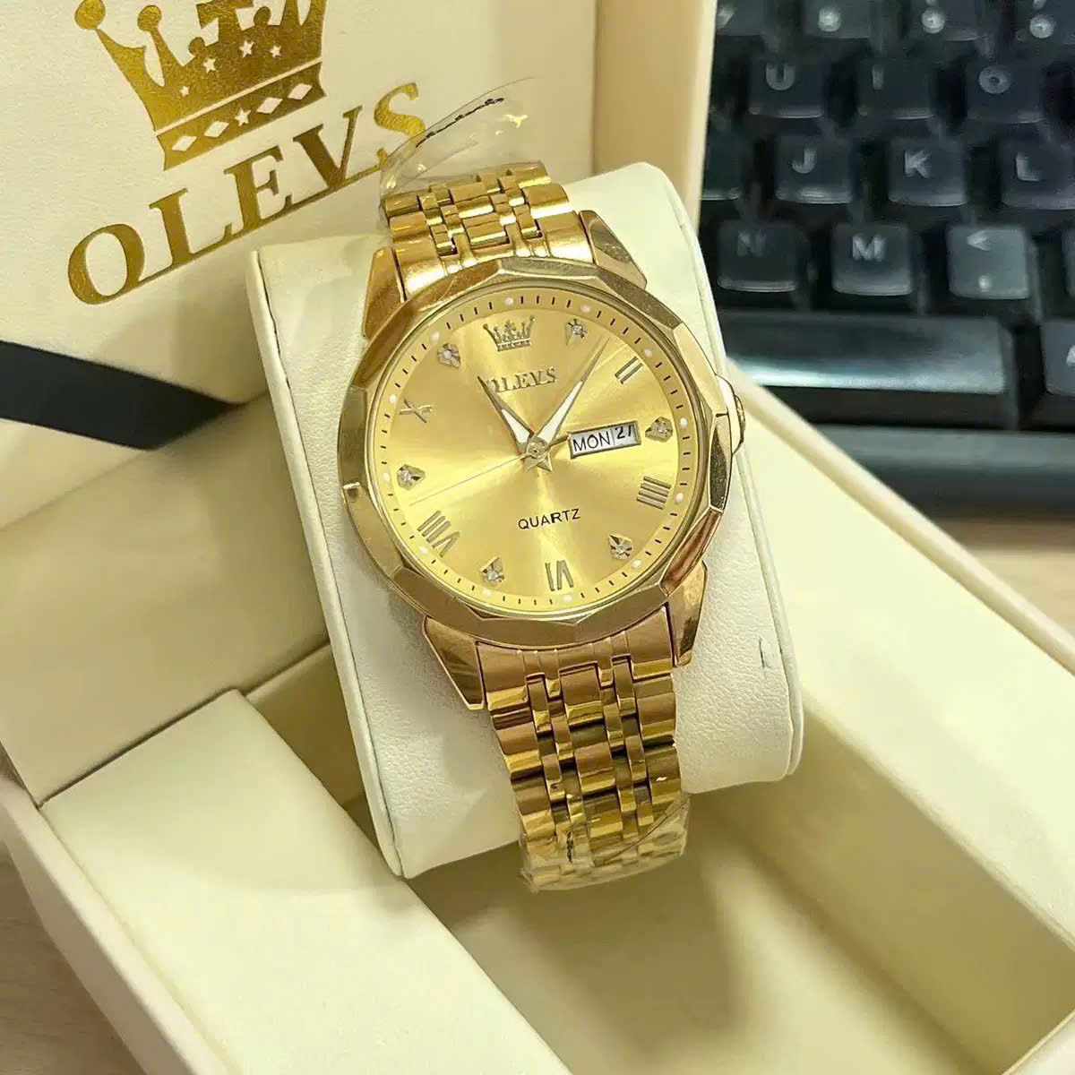  Đồng hồ cơ nam chính hãng mới của Thụy Sĩ thương hiệu đồng hồ thạch anh vàng 18k hàng đầu 