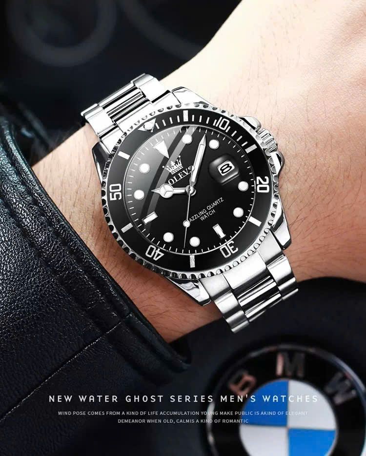  Đồng hồ cơ nam chính hãng nổi tiếng Thụy Sĩ Black Water Ghost 