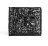  Ví Da Cá Sấu Cao Cấp Màu Đen 