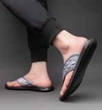  Dép tông nam vân cá sấu cao cấp Chất liệu vải lưới + đế polyuretan 