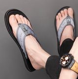  Dép tông nam vân cá sấu cao cấp Chất liệu vải lưới + đế polyuretan 