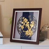  Tranh 3D đào và mận 