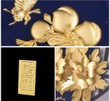  Tranh 3D đào và mận 