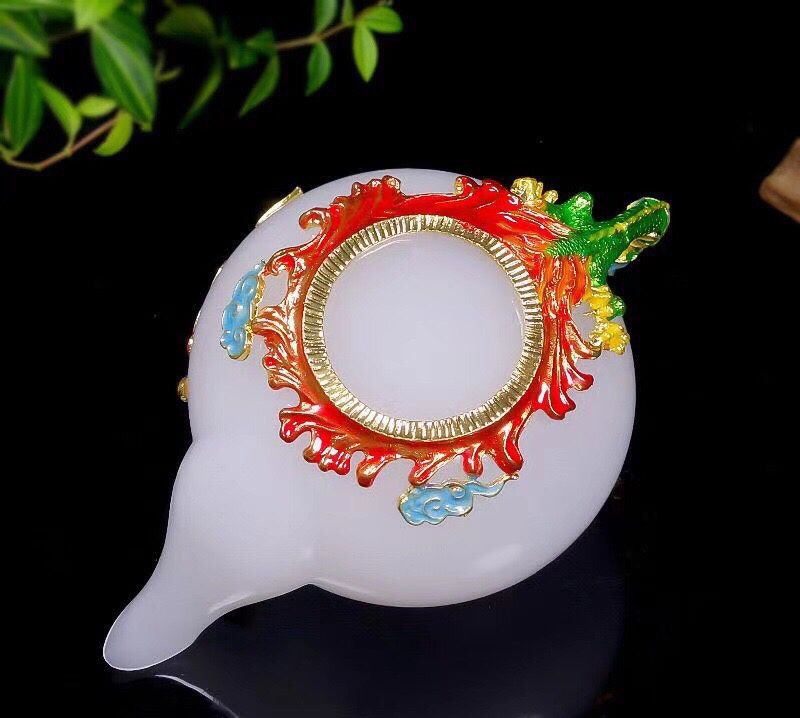  BỘ ẤM TRÀ NGỌC TRÁNG MEN CAO CẤP 