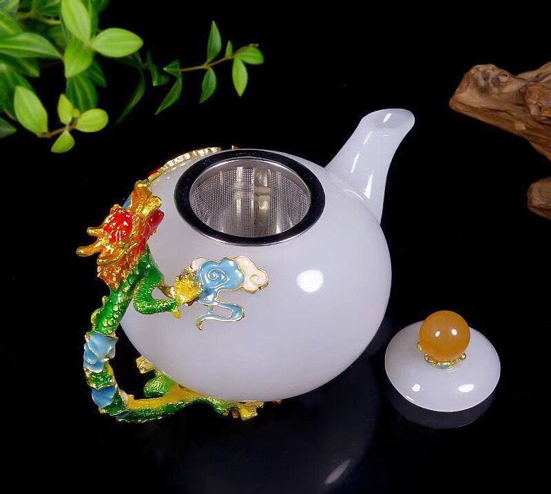  BỘ ẤM TRÀ NGỌC TRÁNG MEN CAO CẤP 