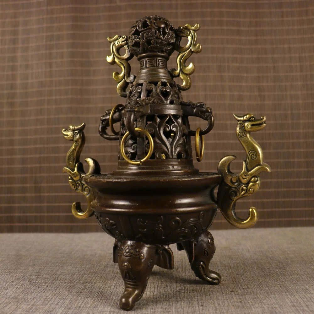  Lư Hương Đồng Hai Tai Voi - Biểu Tượng Của Sự Thanh Tịnh Và Phong Thủy 