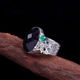  Nhẫn Bạc Đá Sa Thạch Xanh Cao Cấp – Biểu Tượng Của Phong Cách Và Đẳng Cấp 