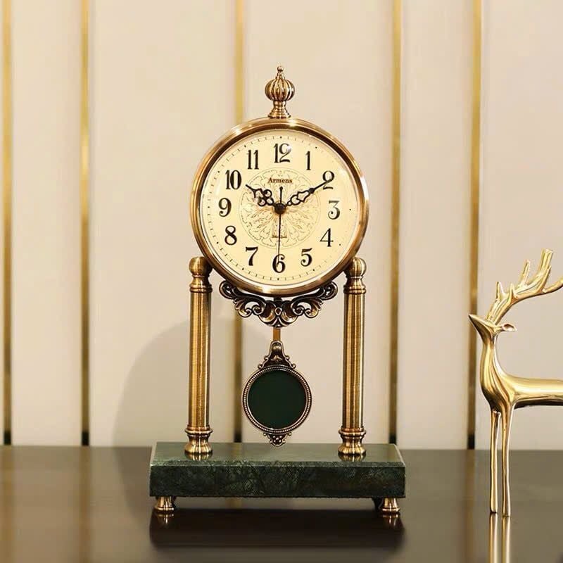  ĐỒNG HỒ ĐỂ BÀN PHONG CÁCH CHÂU ÂU CAO CẤP 