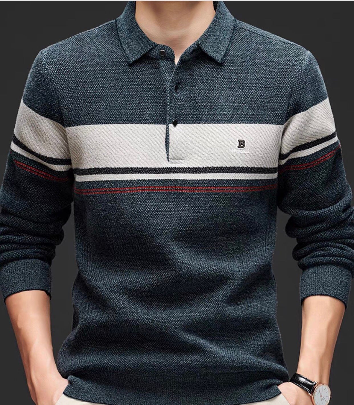  Áo Nỉ Cổ Sơ Mi Doanh Nhân Cao Cấp – Phong Cách Lịch Lãm Cho Quý Ông 