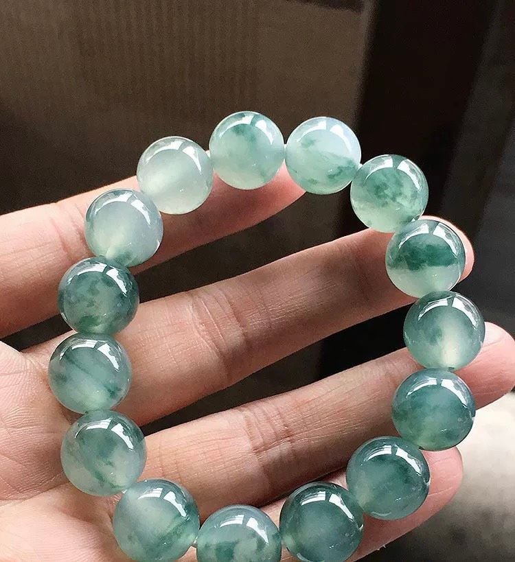  VÒNG TAY NỮ NGỌC THẠCH BĂNG – NGỌC BÍCH CAO CẤP 