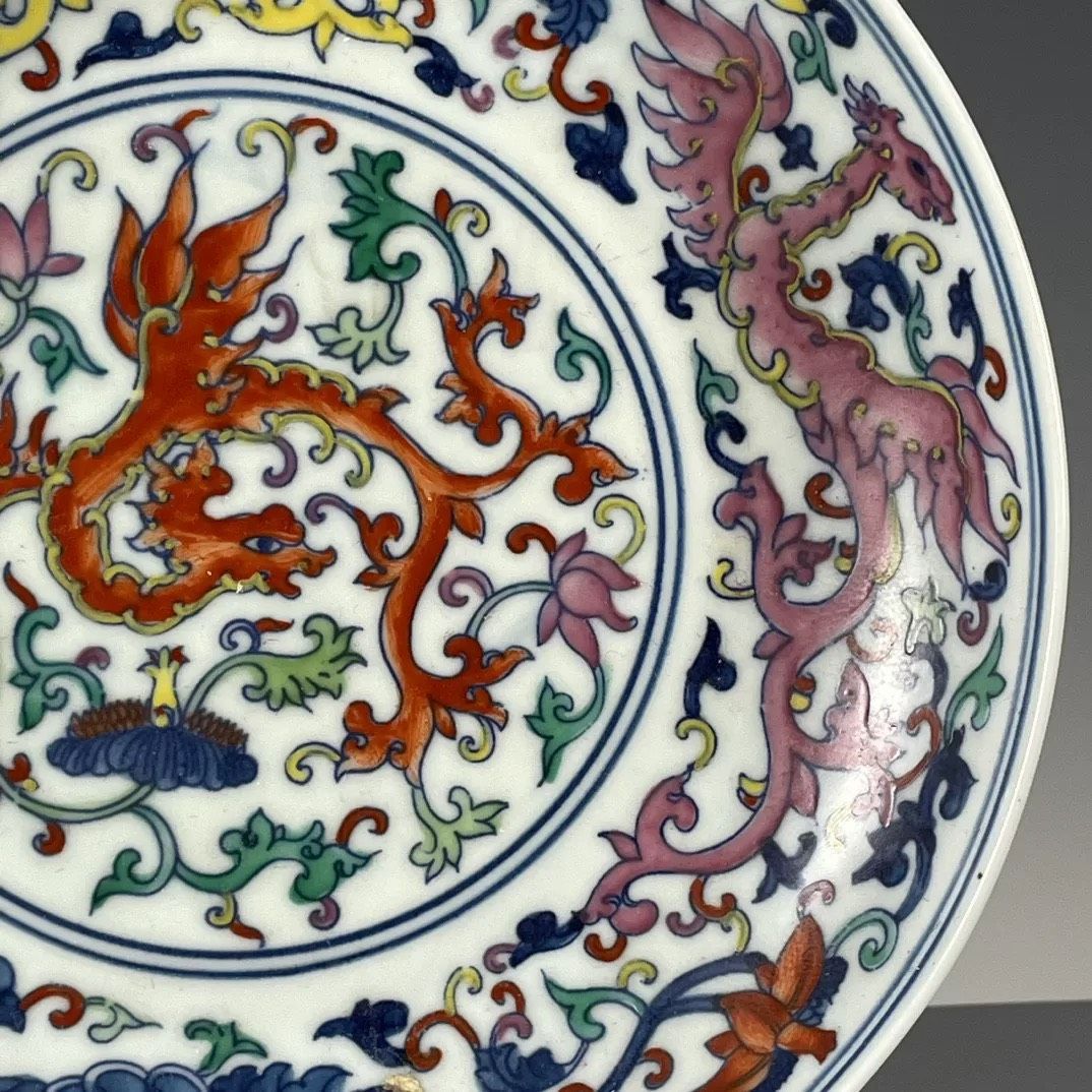  Đĩa Hoa Văn Rồng Phượng – Sản Phẩm Trưng Bày Cao Cấp 