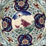  Đĩa Hoa Văn Cá Bơi Lội - Sản Phẩm Sưu Tầm Cao Cấp 