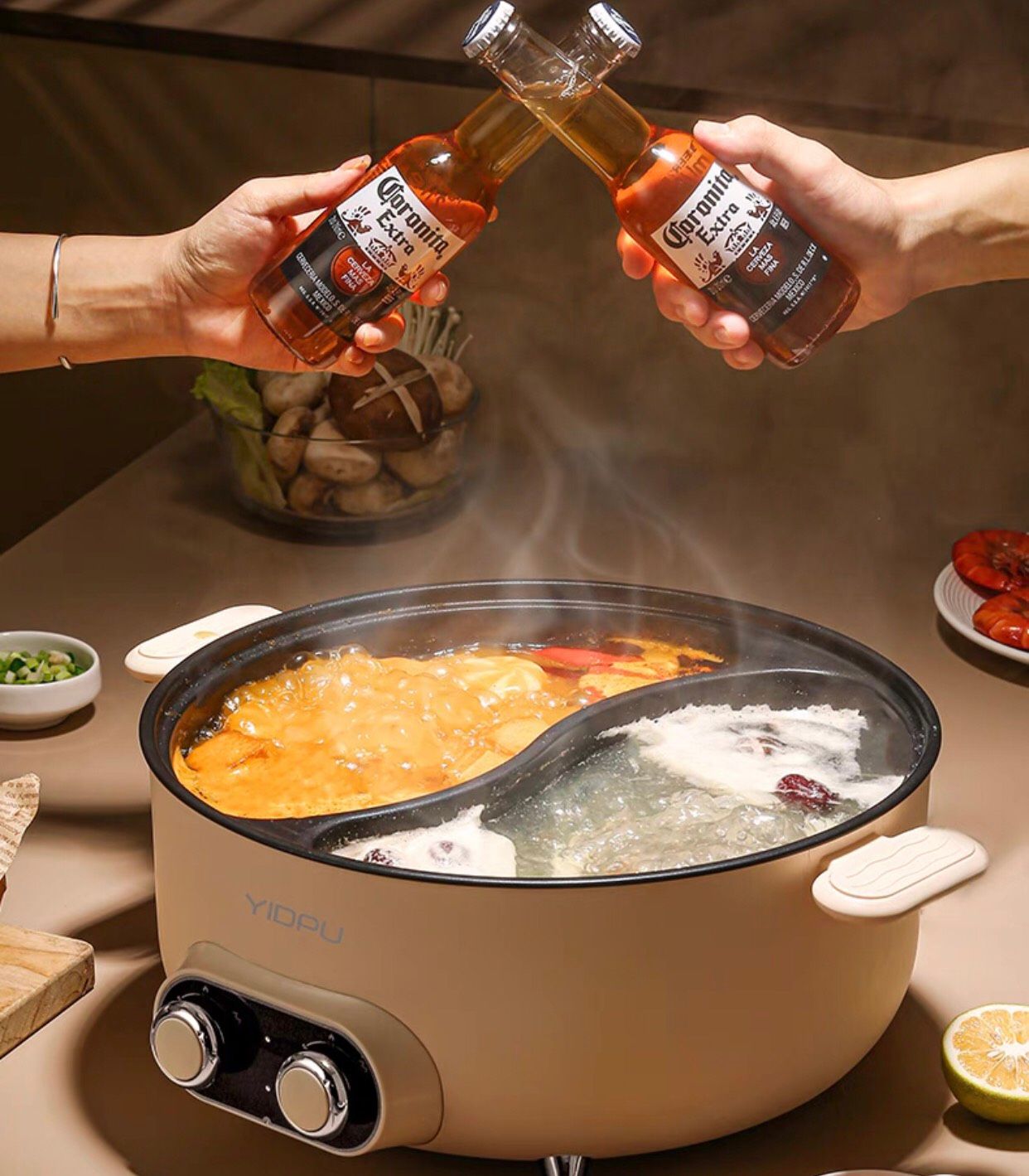  Nồi Lẩu Điện 2 Ngăn Cao Cấp – Sự Lựa Chọn Hoàn Hảo Cho Mọi Bữa Tiệc 