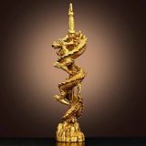  TÁC PHẨM ĐIÊU KHẮC RỒNG VÀNG BAY QUANH KIẾM BK-ME-005300-VN-0091 