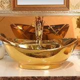  CHẬU RỬA MẶT HÌNH THỎI VÀNG NGHỆ THUẬT CAO CẤP BK-ME-005100-VN-0085 