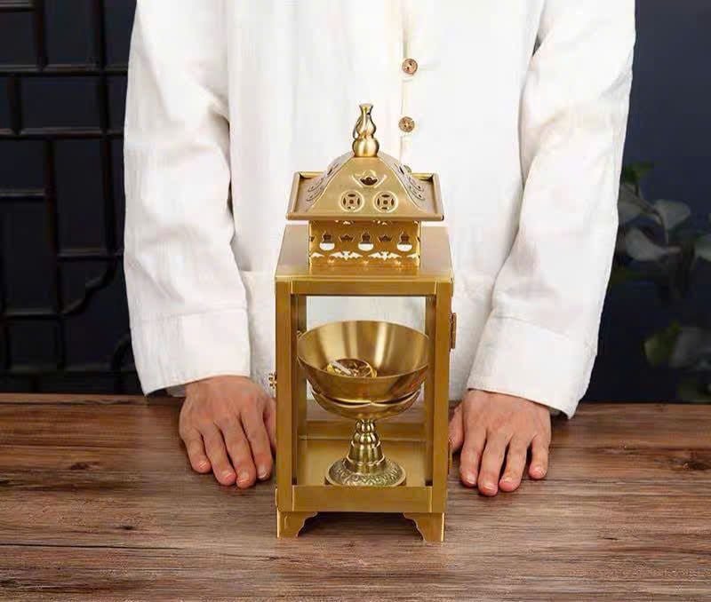  ĐÈN CÚNG BẰNG ĐỒNG NGUYÊN CHẤT – BIỂU TƯỢNG ÁNH SÁNG VĨNH CỬU BK-ME-006400-VN-0192 