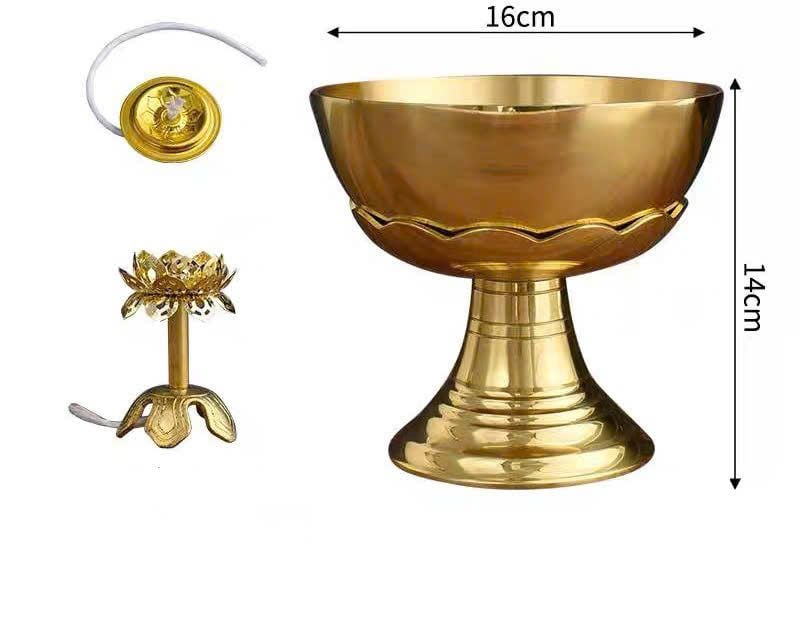  ĐÈN CÚNG BẰNG ĐỒNG NGUYÊN CHẤT – BIỂU TƯỢNG ÁNH SÁNG VĨNH CỬU BK-ME-006400-VN-0192 