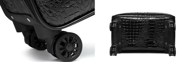  Vali Doanh Nhân Hoạ Tiết Da Cá Sấu Cao Cấp và Túi Đựng Máy Tính Kết Hợp BK-FA-007900-VN-0236 