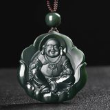  Mặt Dây Chuyền Ngọc Bích Hình Di Lặc BK-ST-002700-VN-0353 