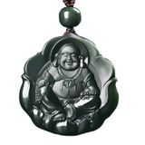  Mặt Dây Chuyền Ngọc Bích Hình Di Lặc BK-ST-002700-VN-0353 