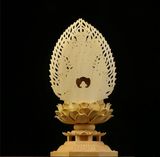  TƯỢNG PHẬT QUAN ÂM NGỒI ĐÀI SEN  BK-WO-002900-VN-0362 