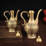  ẤM RƯỢU ĐỒNG CỔ TRANG TRÍ BK-ME-002300-VN-0419 