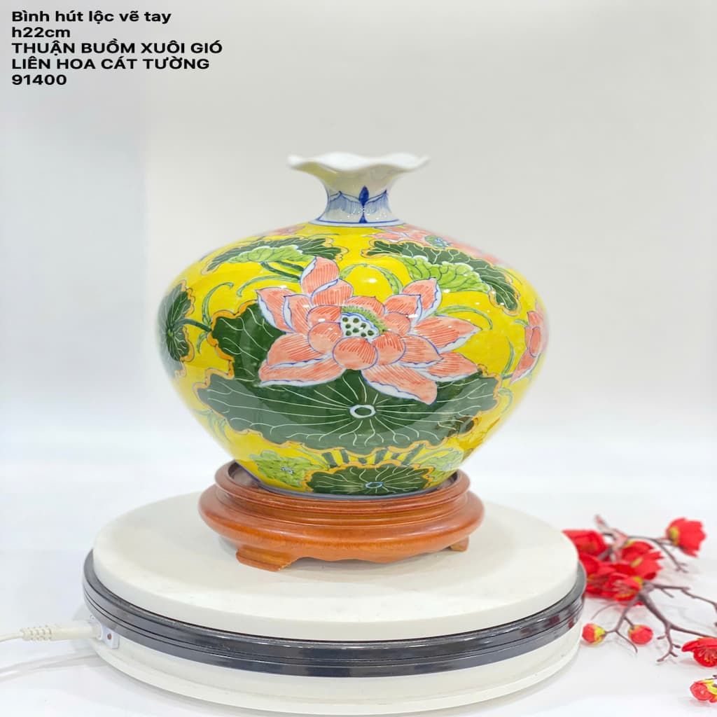 Bình hút lộc vẽ tay BKCE-002700VN-0411 