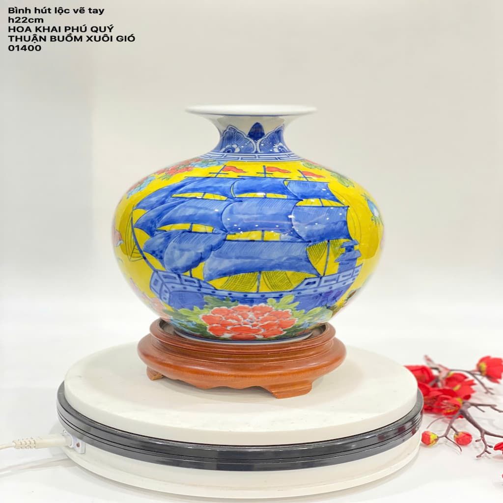  Bình hút lộc vẽ tay BKCE-002700VN-0411 