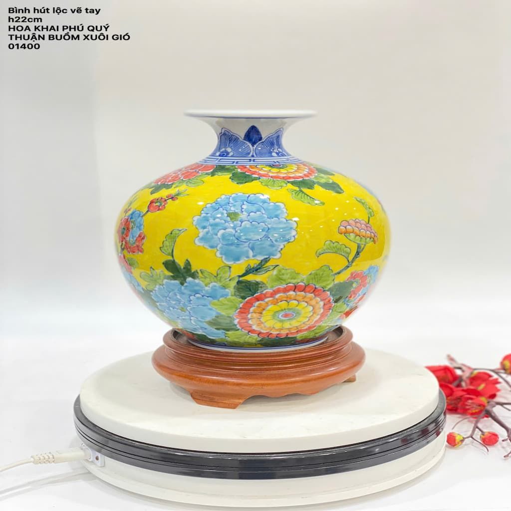  Bình hút lộc vẽ tay BKCE-002700VN-0411 