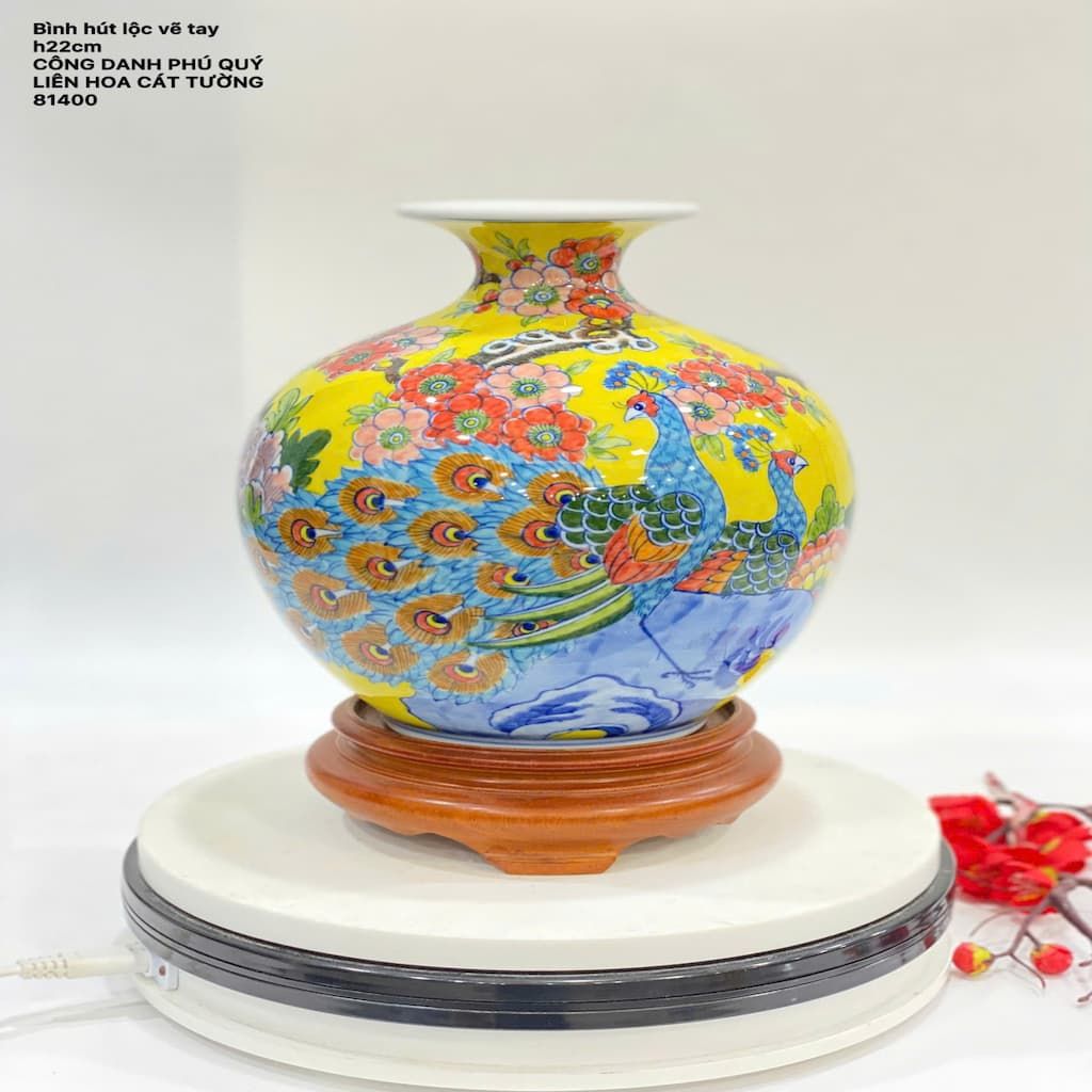  Bình hút lộc vẽ tay BKCE-002700VN-0411 