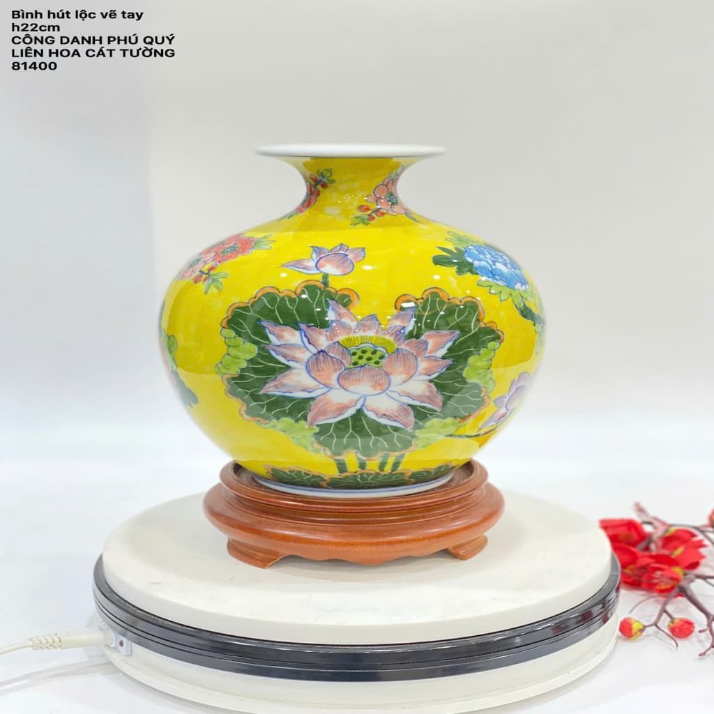  Bình hút lộc vẽ tay BKCE-002700VN-0411 