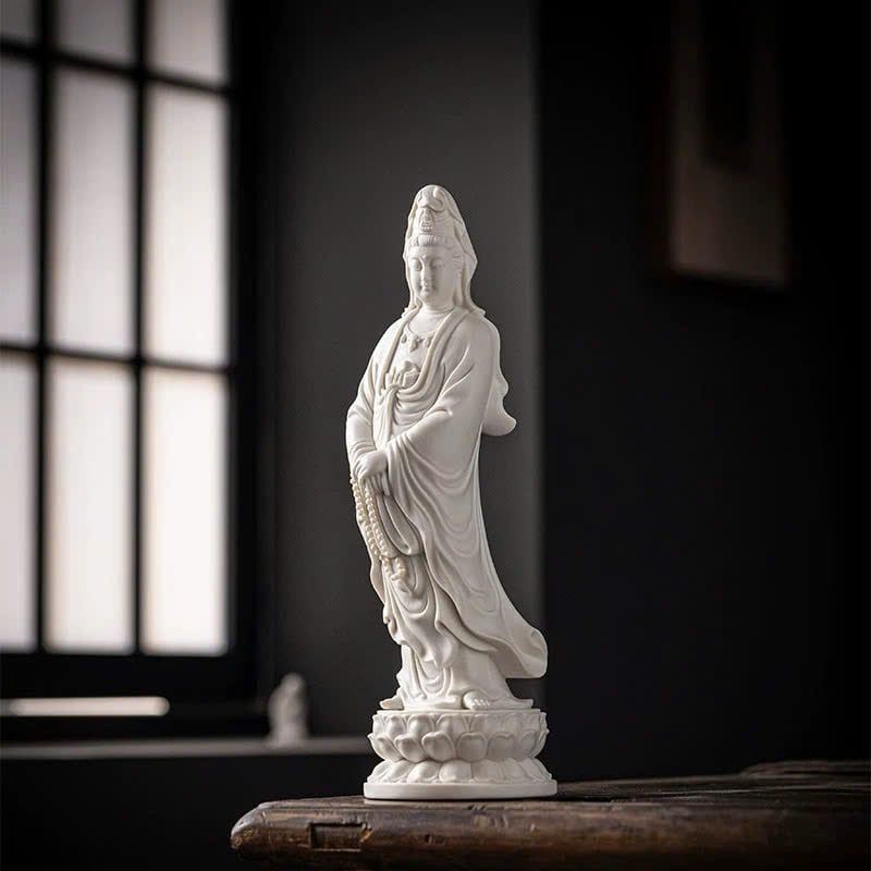  TƯỢNG QUAN ÂM BỒ TÁT ĐÈN VÒNG TRANG TRÍ BK-CE-005100-VN-0415 