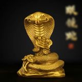  TƯỢNG ĐỒNG TRANG TRÍ RẮN HỔ MANG MAY MẮN BK-ME-003100-VN-0418 