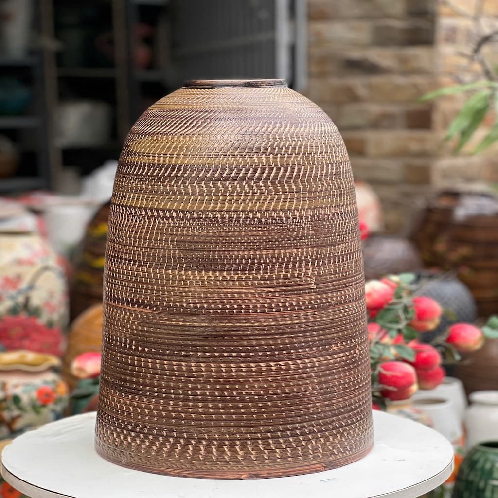  Bình gốm dáng chuông BKCE-001300VN-0420 