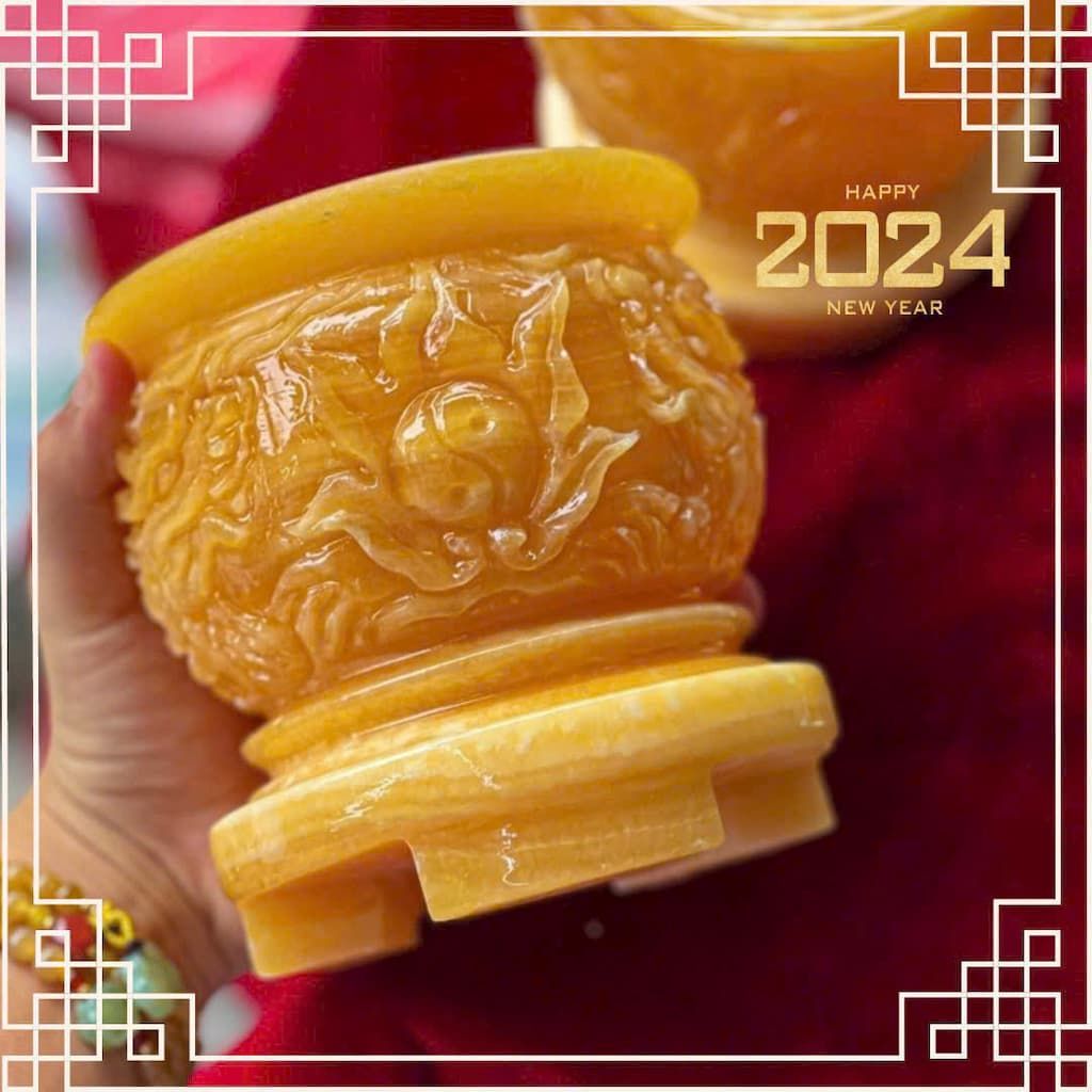  Bát hương ngọc Hoàng Long BKST-004300CN-0500 