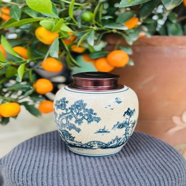 Bình đựng trà cao cấp dáng tròn BKCEVN-9006