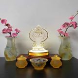  Tượng Phật Bà Quan Âm ngàn tay bằng thủy tinh BKSTVN-9006 