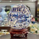  Trứng thuận buồm gốm sứ Bát Tràng cao cấp BKCEVN-9012 