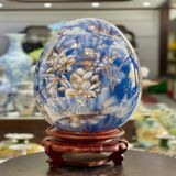  Trứng thuận buồm gốm sứ Bát Tràng cao cấp BKCEVN-9012 