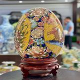  Trứng thuận buồm gốm sứ Bát Tràng cao cấp BKCEVN-9012 