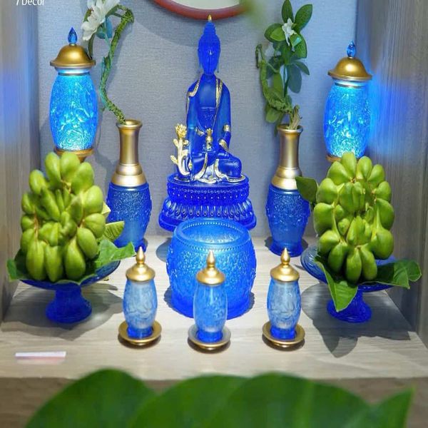  comboo 10 món đồ thờ kèm tượng BKSTVN-9010 